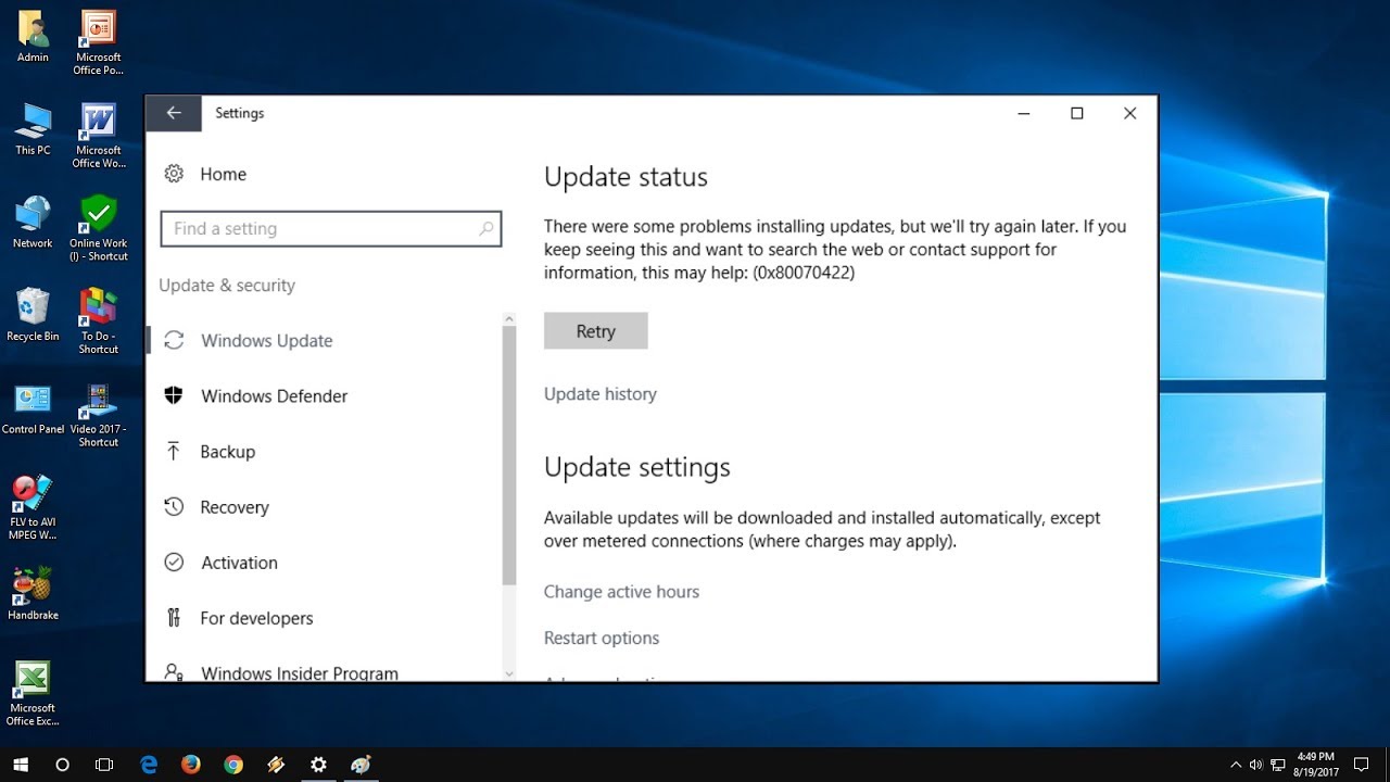 windows 10 update script fix