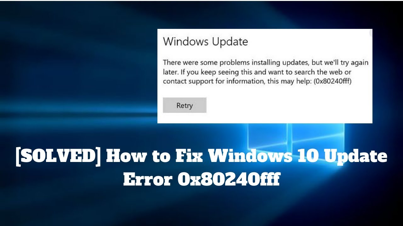 windows 10 update script fix